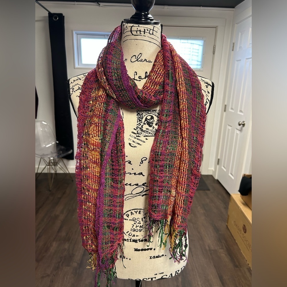 Multicolor Woven Scarf